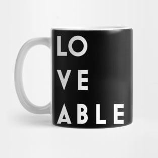 LOVEABLE Typography Mug